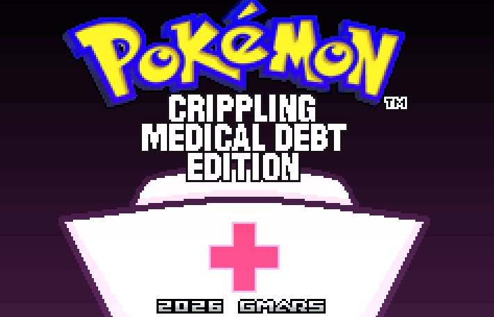 Capa de Pokémon Crippling Medical Debt Edition